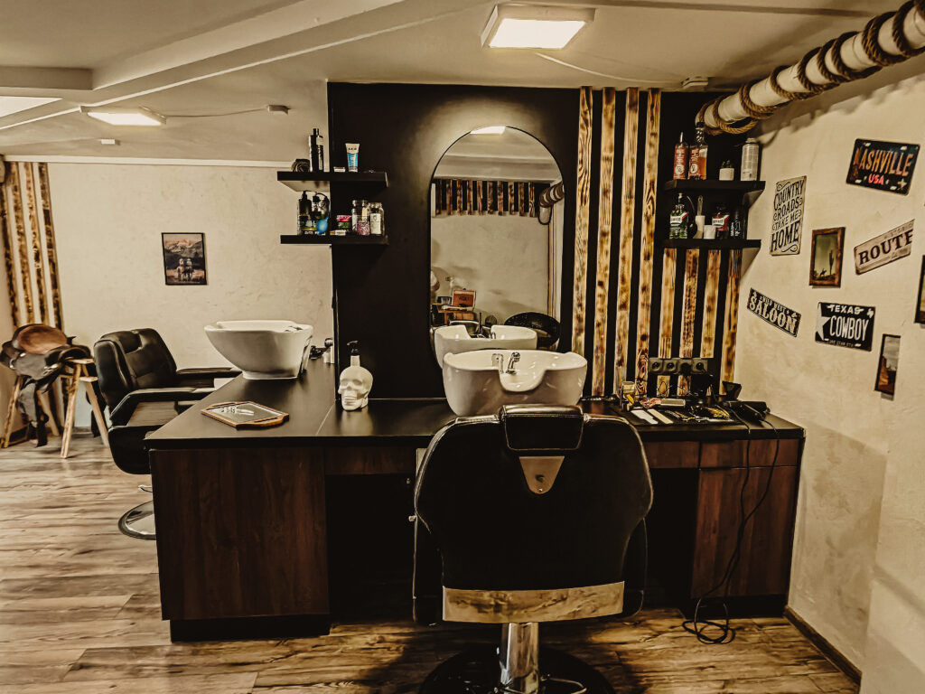 Interiér Thomas Franz Barber Shop OD Kvanto Uherský Brod